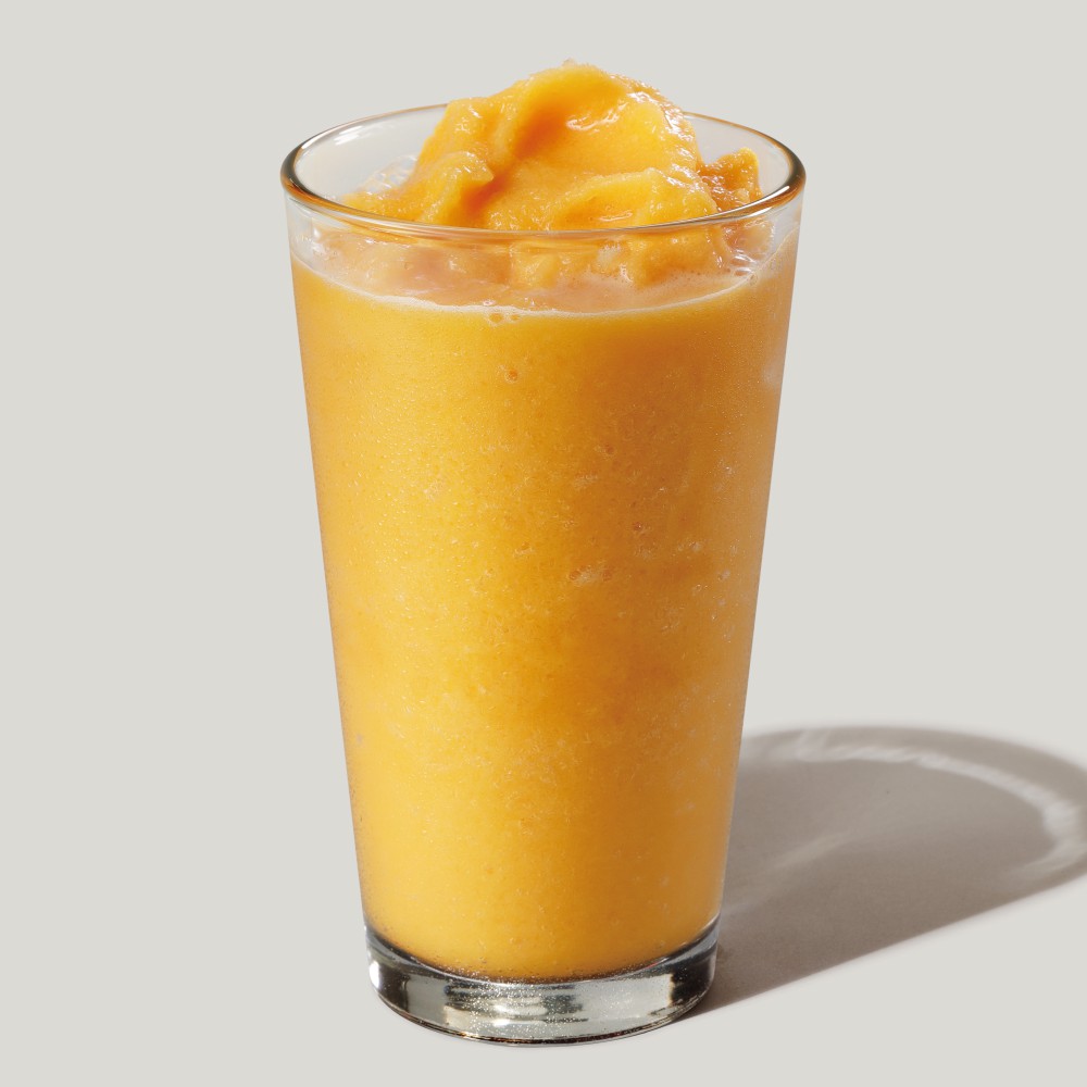 マンゴー パッション ティー フラペチーノの画像です。